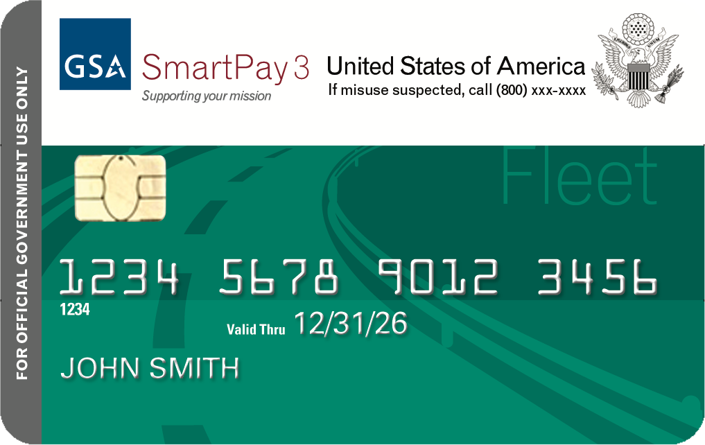 GSA SmartPay card design